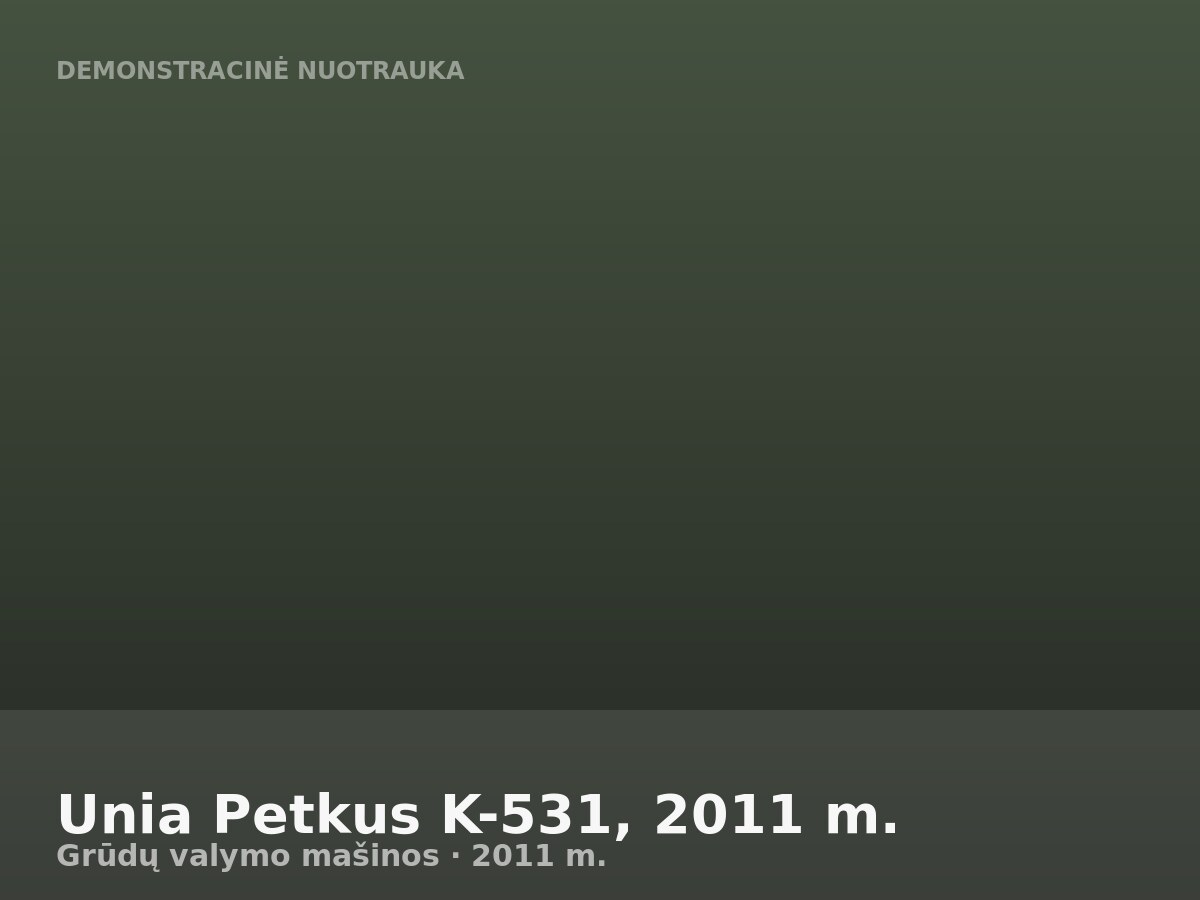 Unia Petkus K-531, 2011 m.