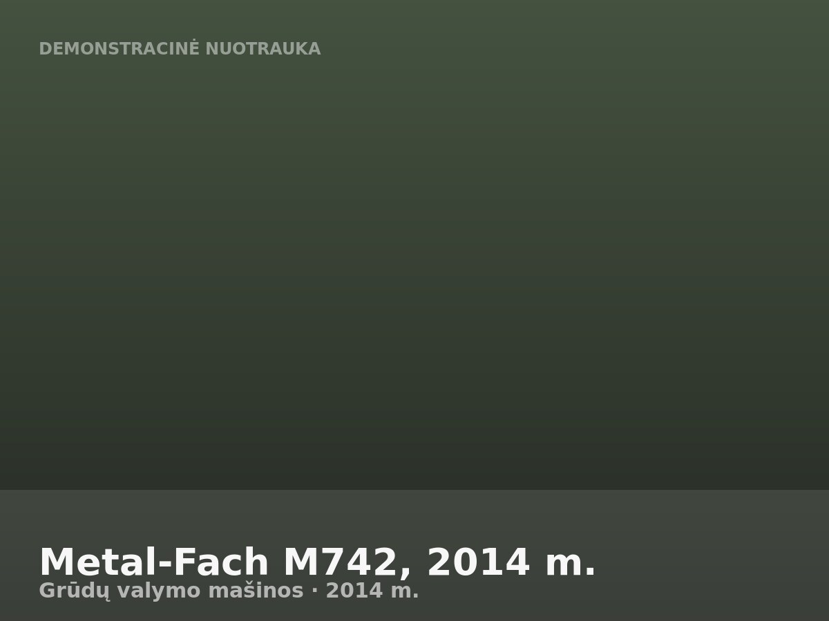 Metal-Fach M742, 2014 m.