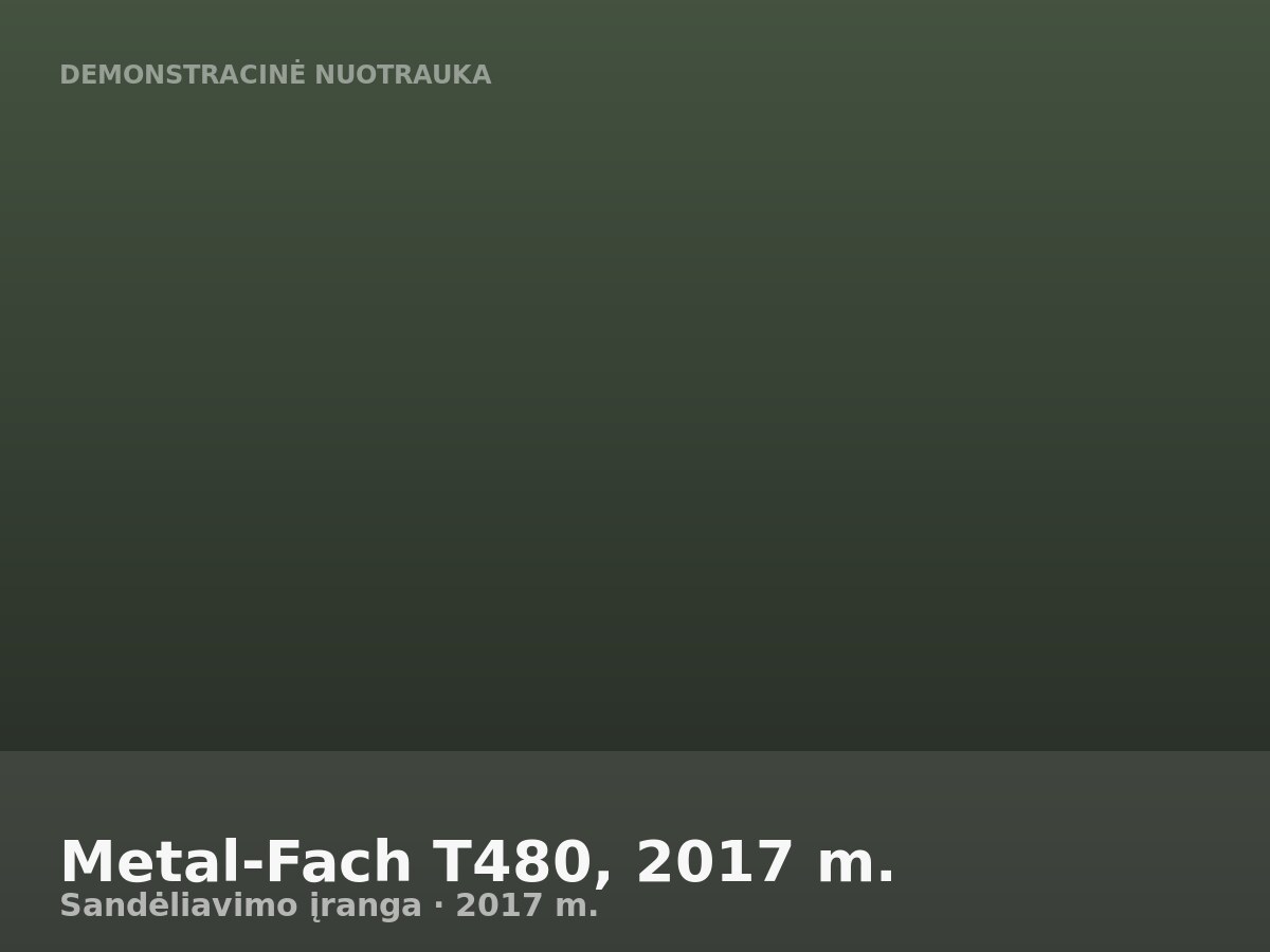 Metal-Fach T480, 2017 m.