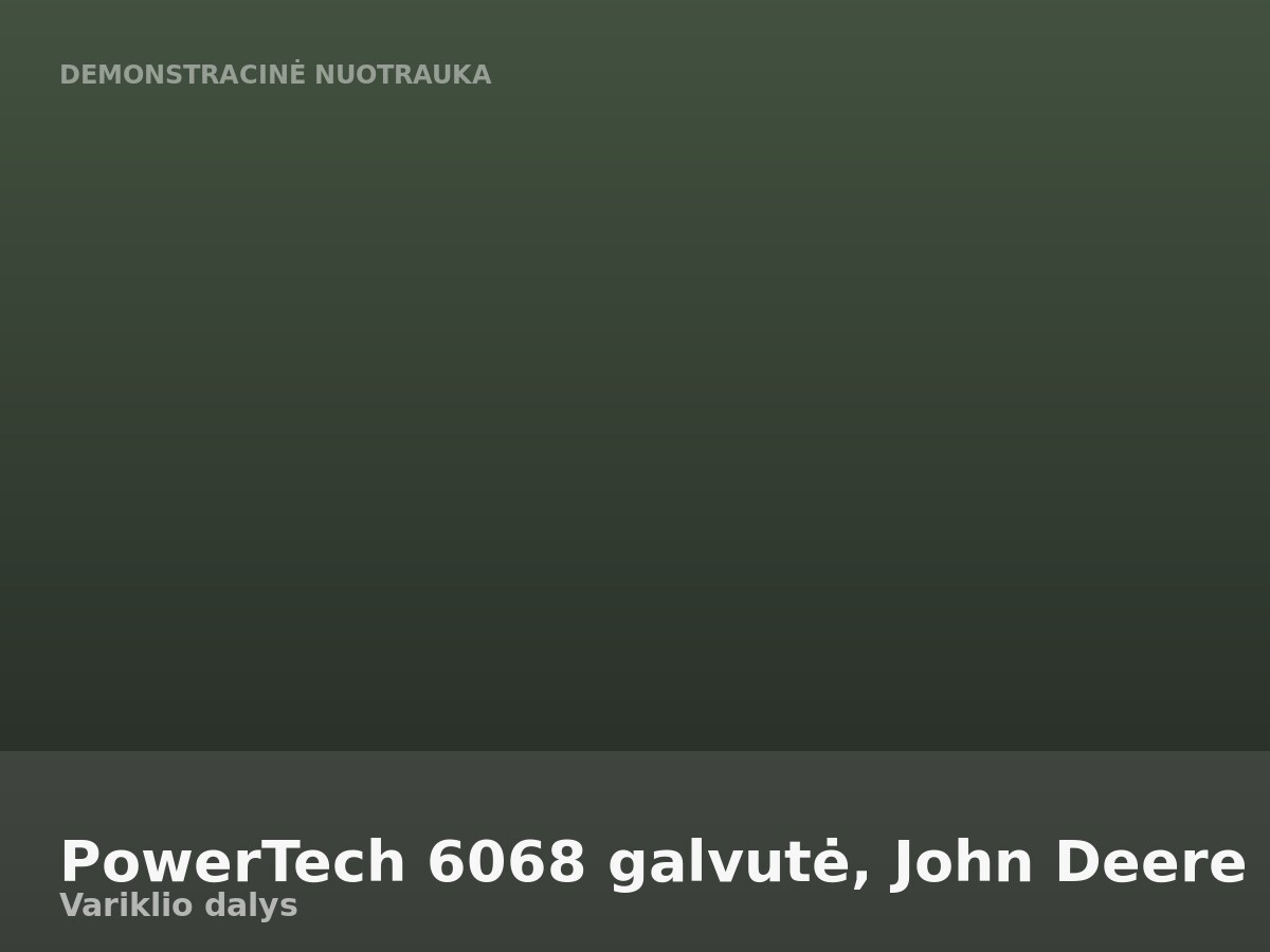 PowerTech 6068 galvutė, John Deere