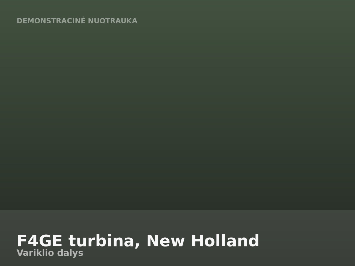 F4GE turbina, New Holland