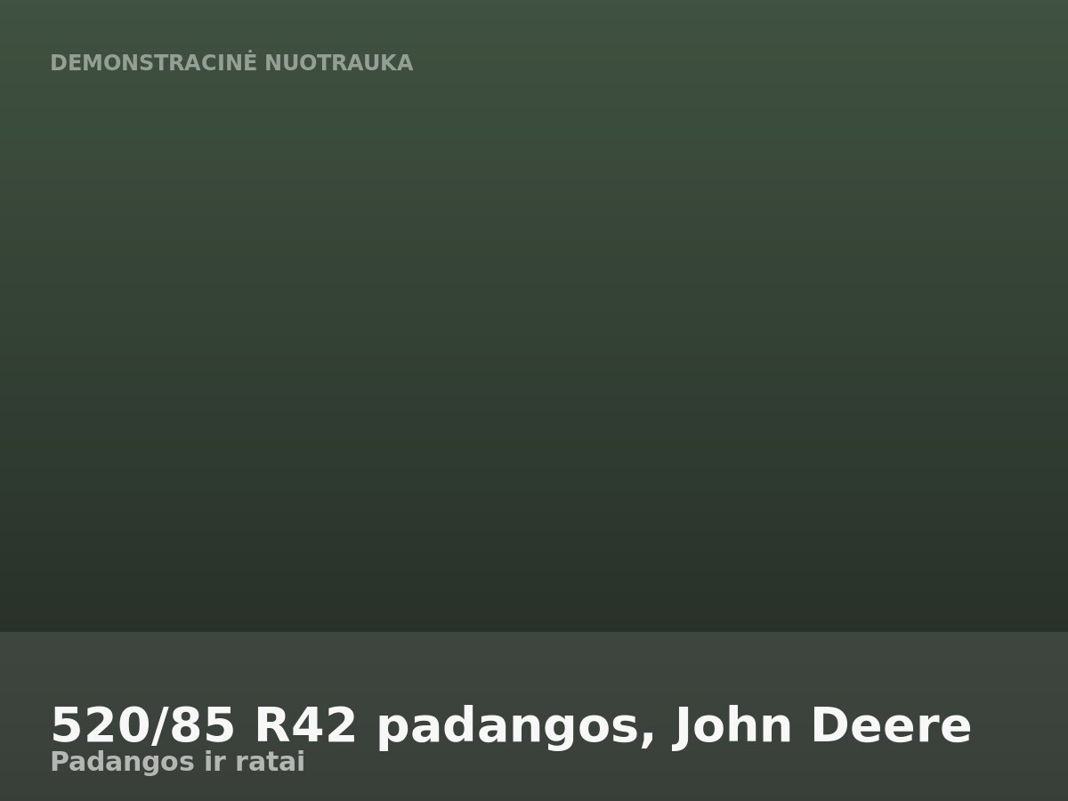 520/85 R42 padangos, John Deere