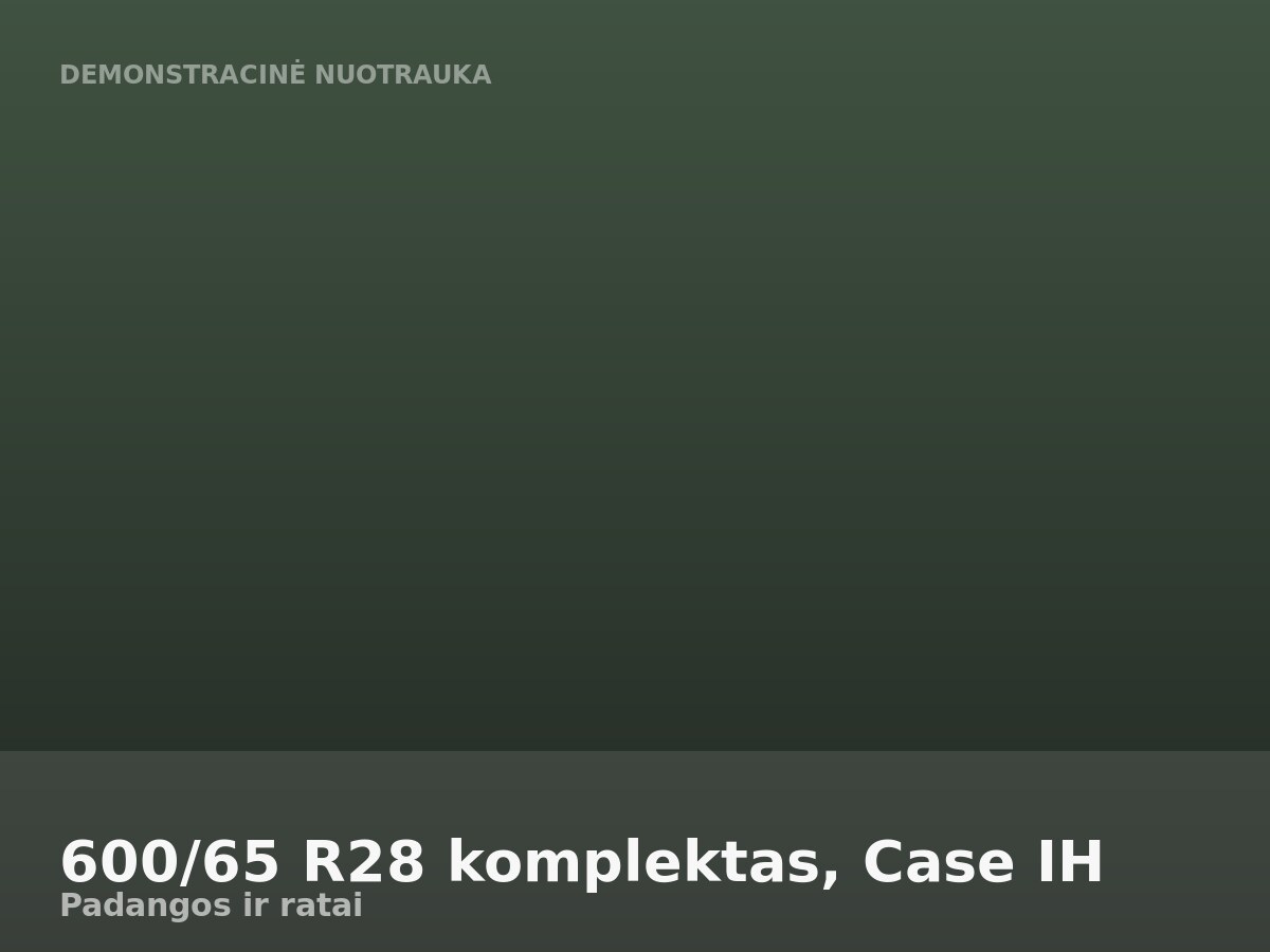 600/65 R28 komplektas, Case IH