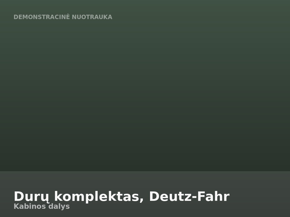 Durų komplektas, Deutz-Fahr