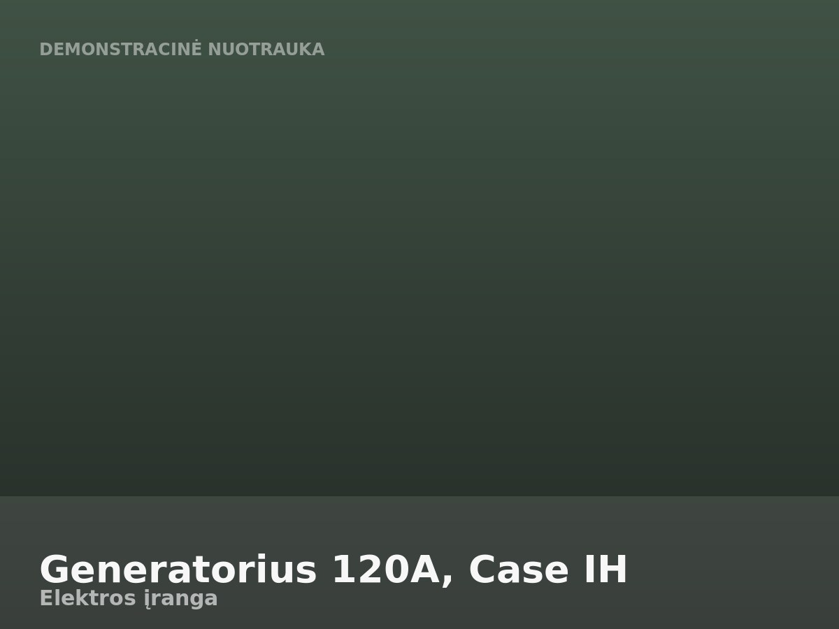 Generatorius 120A, Case IH