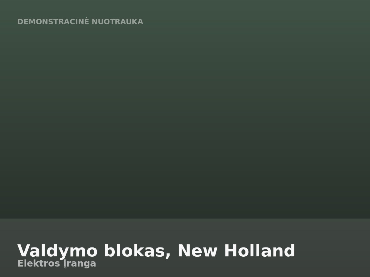 Valdymo blokas, New Holland