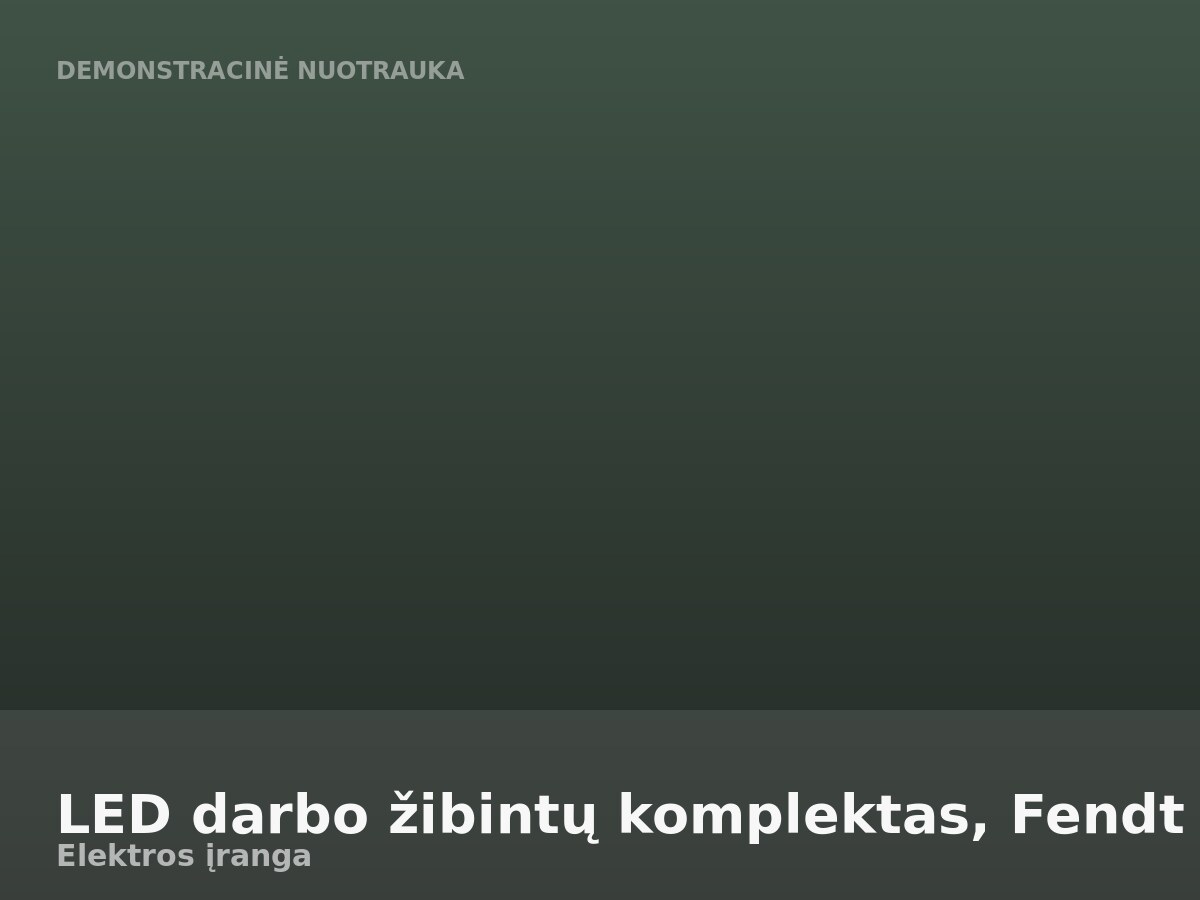 LED darbo žibintų komplektas, Fendt
