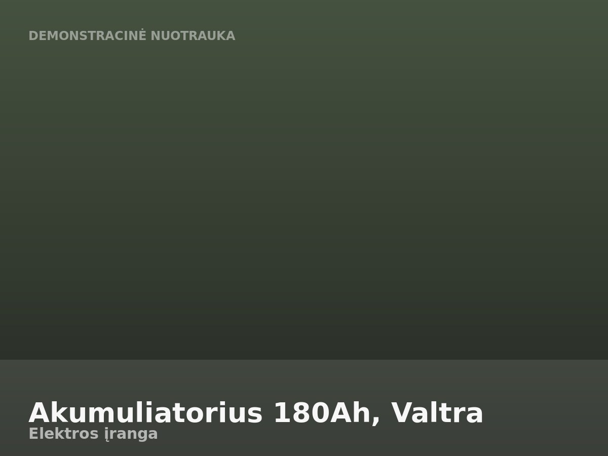 Akumuliatorius 180Ah, Valtra