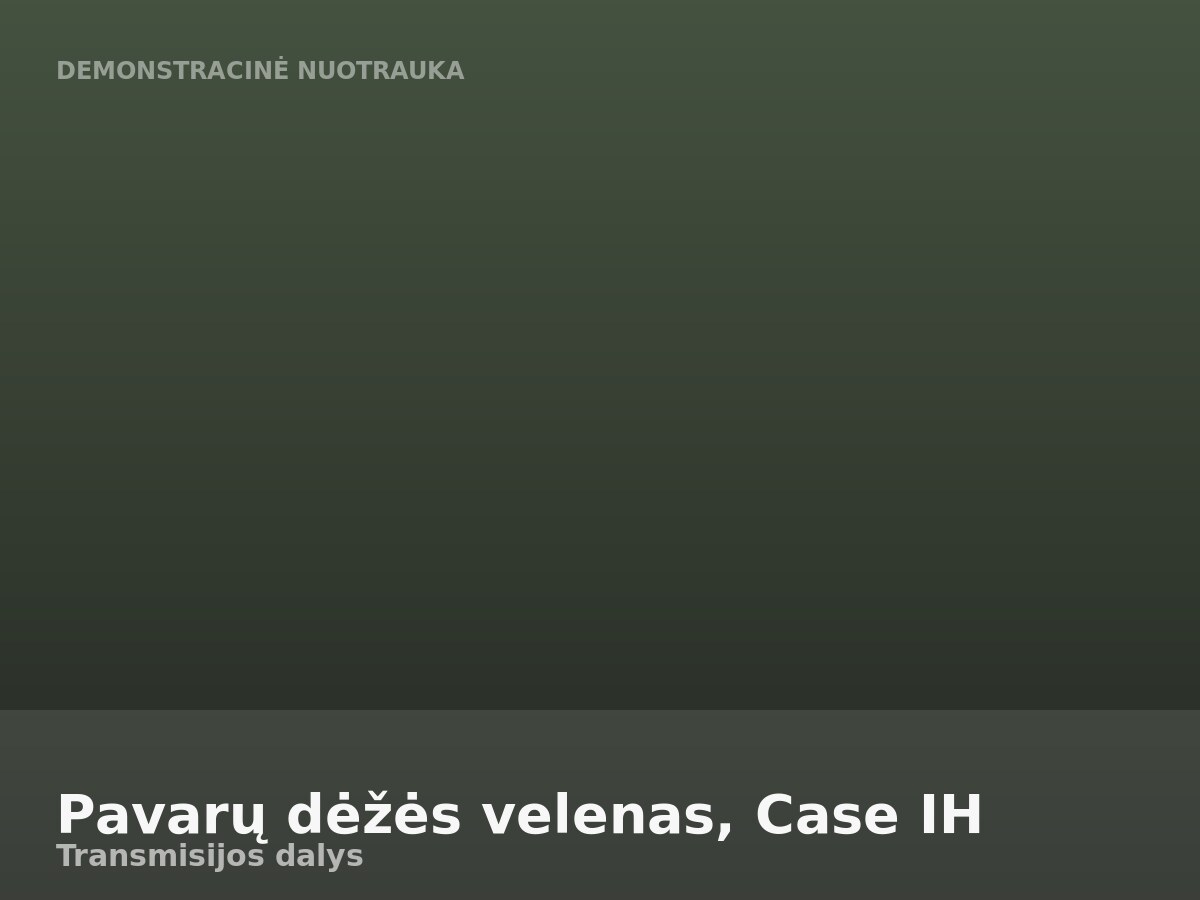 Pavarų dėžės velenas, Case IH