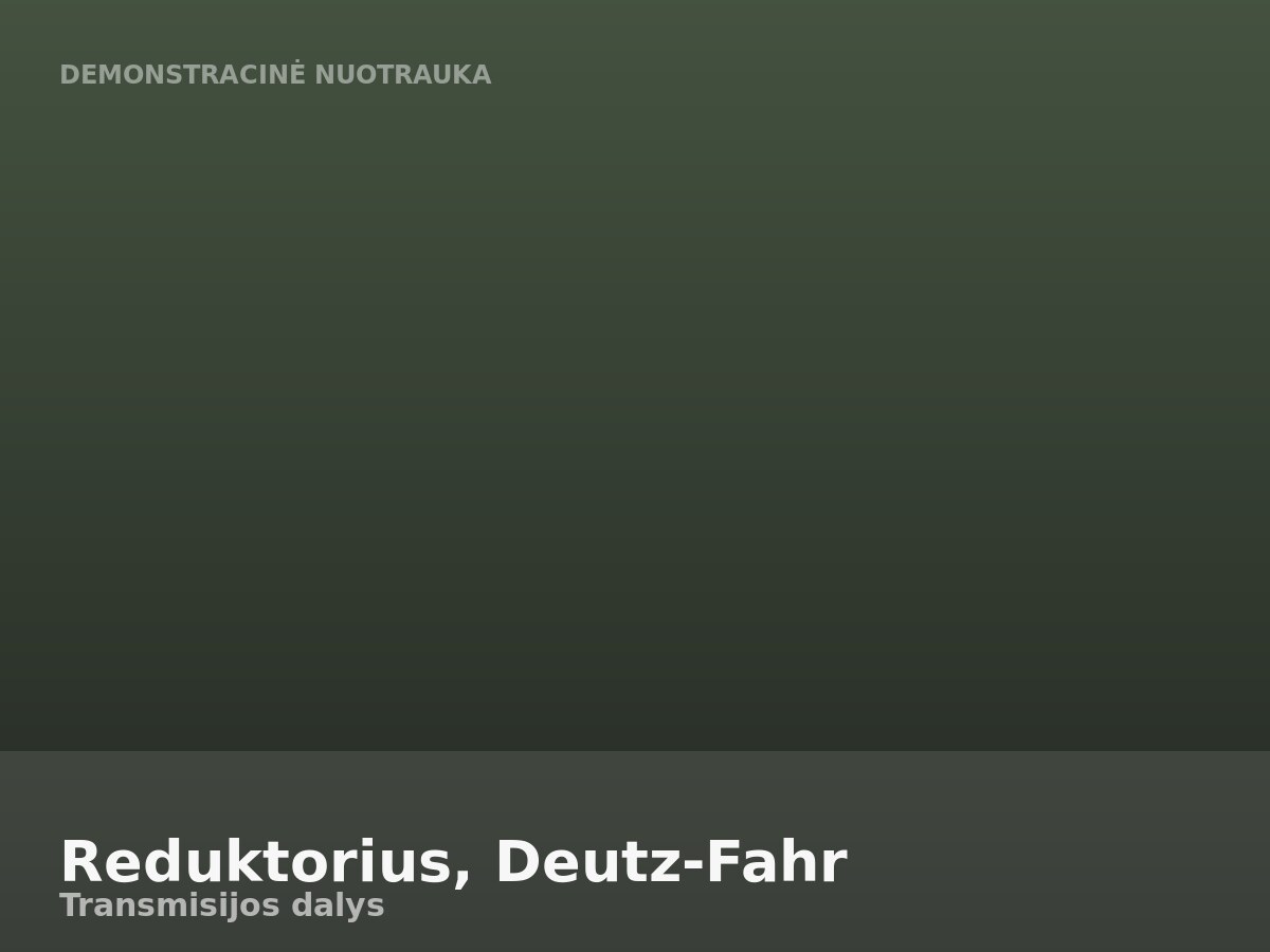 Reduktorius, Deutz-Fahr
