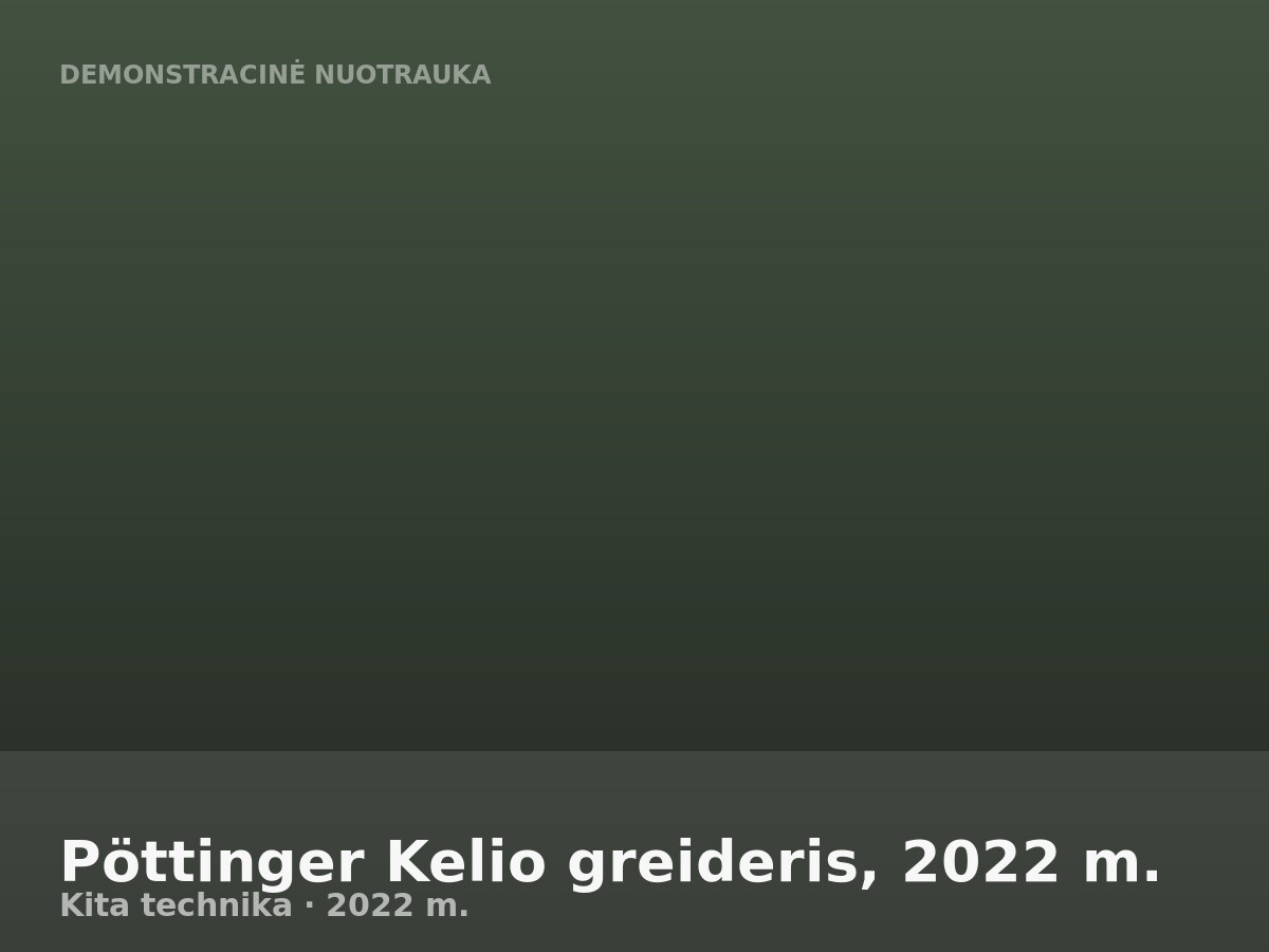 Pöttinger Kelio greideris, 2022 m.