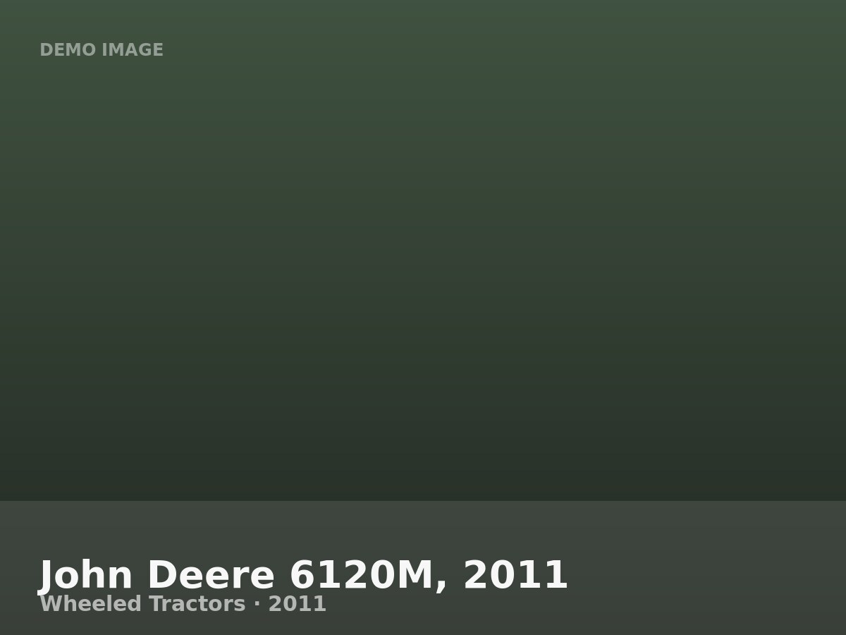 John Deere 6120M, 2011