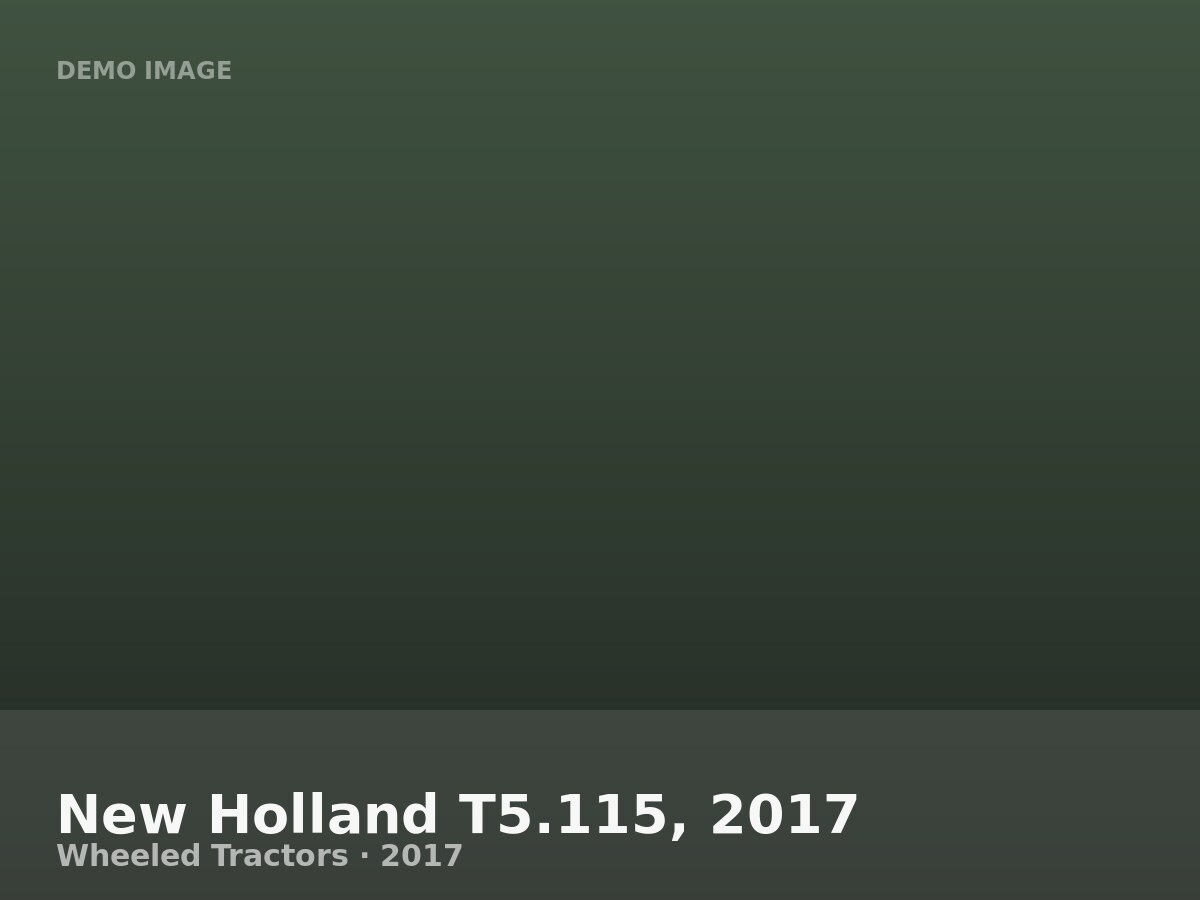 New Holland T5.115, 2017