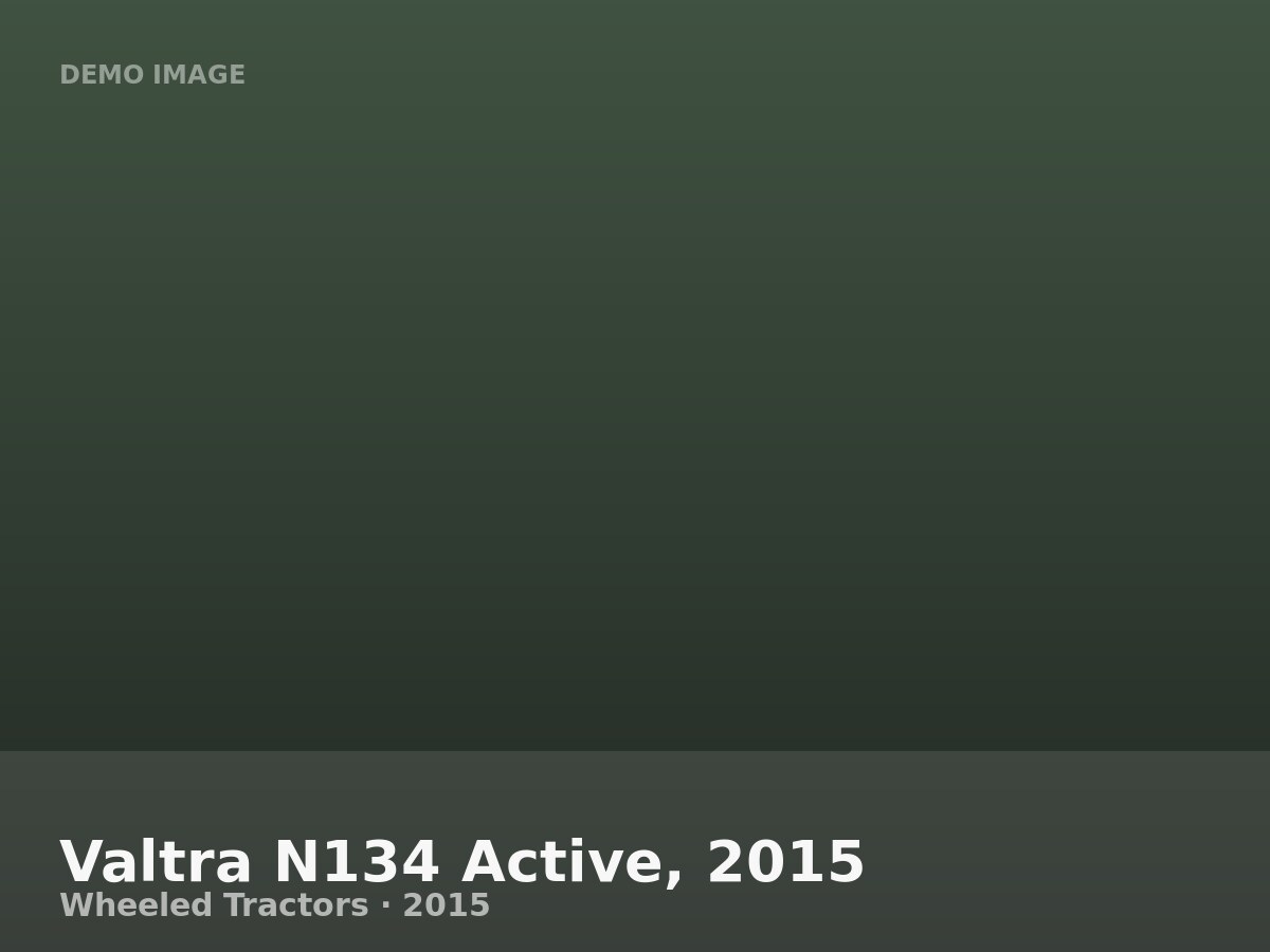 Valtra N134 Active, 2015