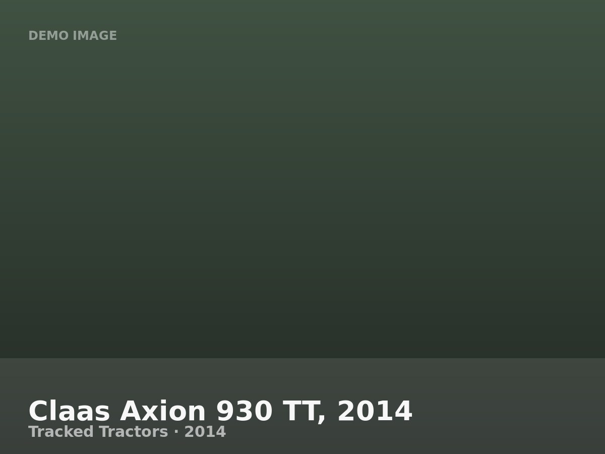 Claas Axion 930 TT, 2014