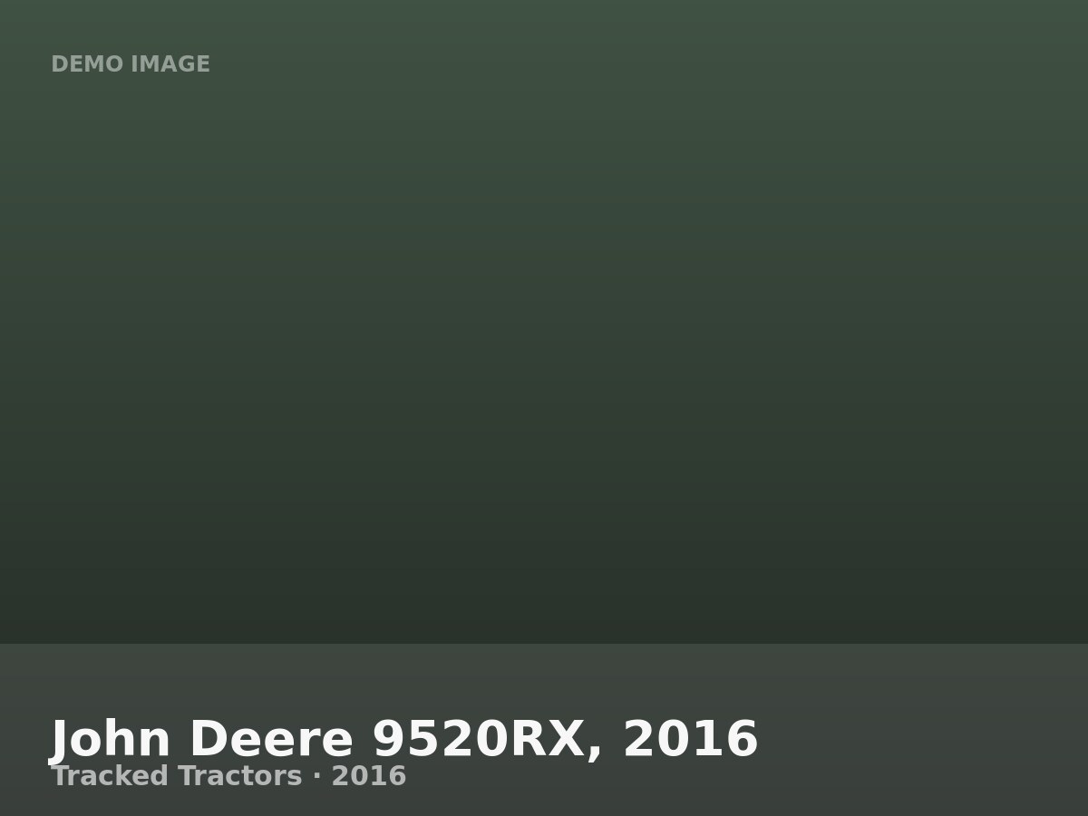 John Deere 9520RX, 2016