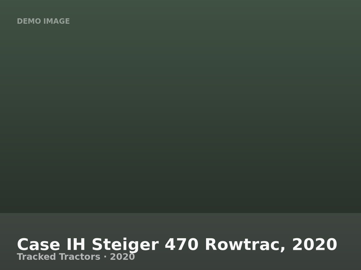 Case IH Steiger 470 Rowtrac, 2020