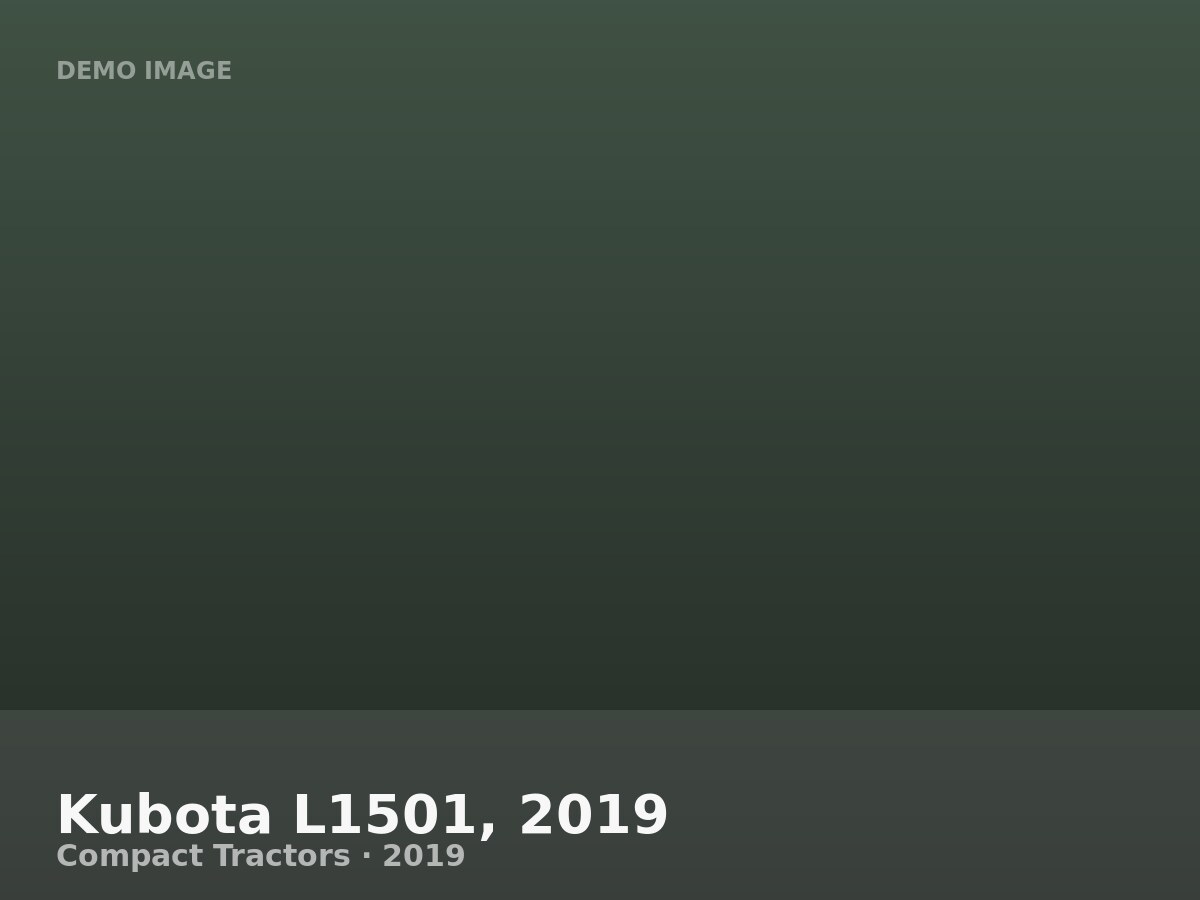 Kubota L1501, 2019