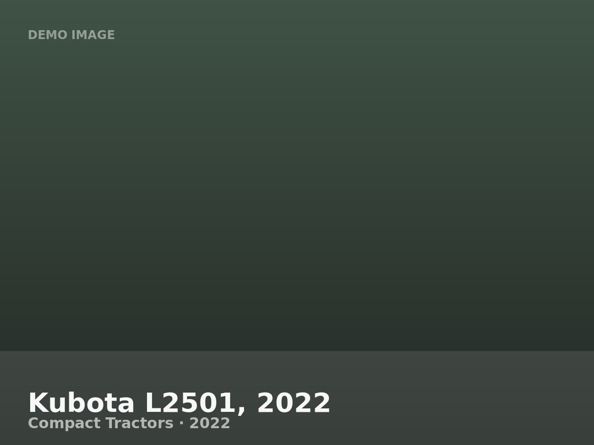Kubota L2501, 2022