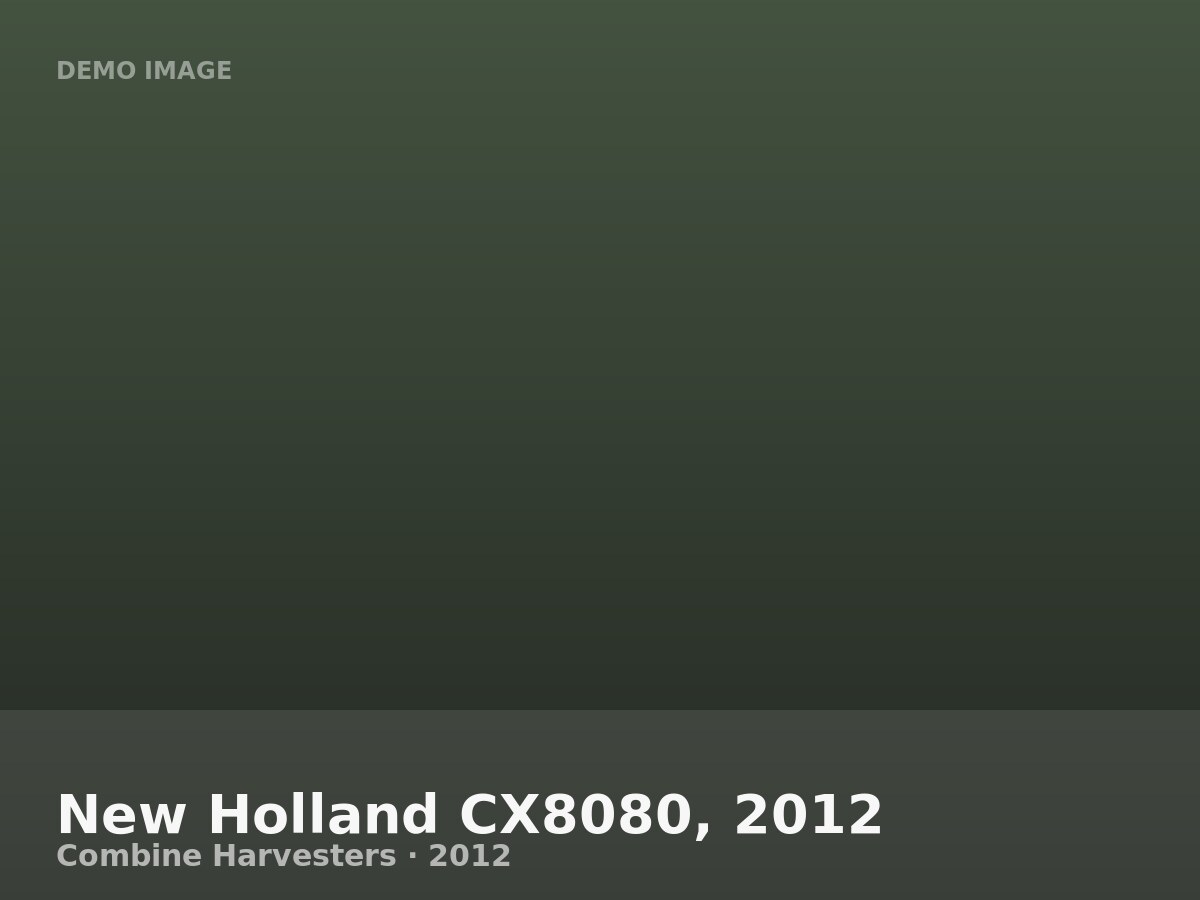 New Holland CX8080, 2012
