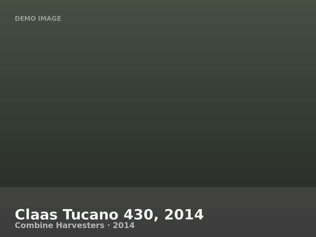 Claas Tucano 430, 2014