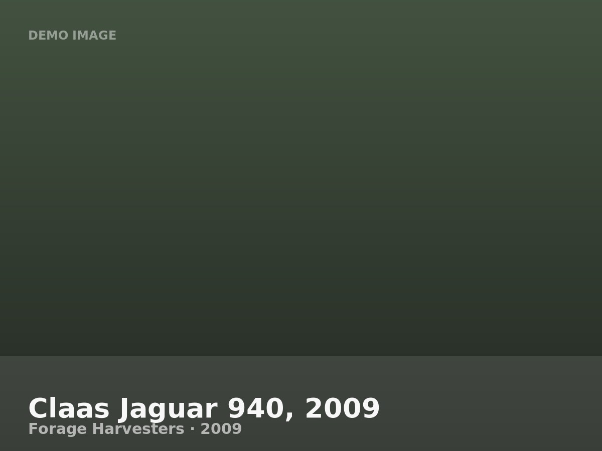 Claas Jaguar 940, 2009