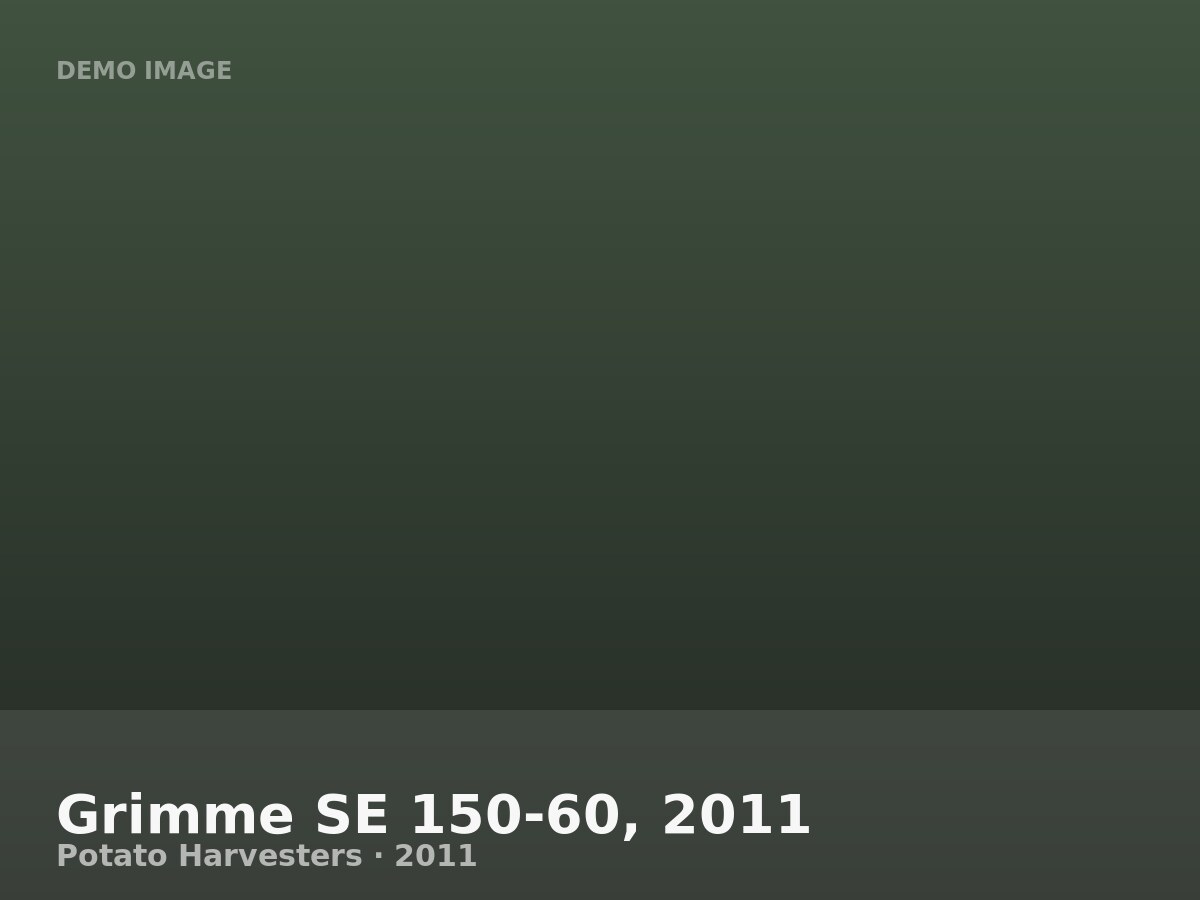 Grimme SE 150-60, 2011