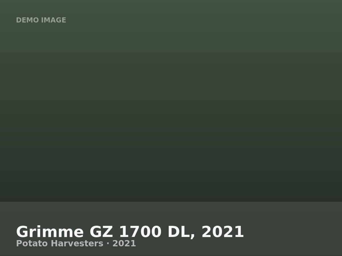 Grimme GZ 1700 DL, 2021