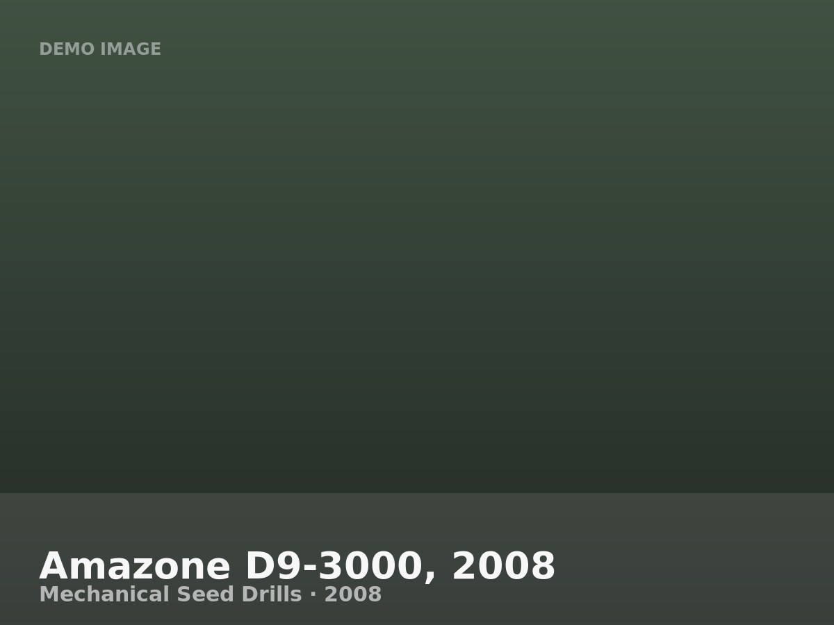 Amazone D9-3000, 2008