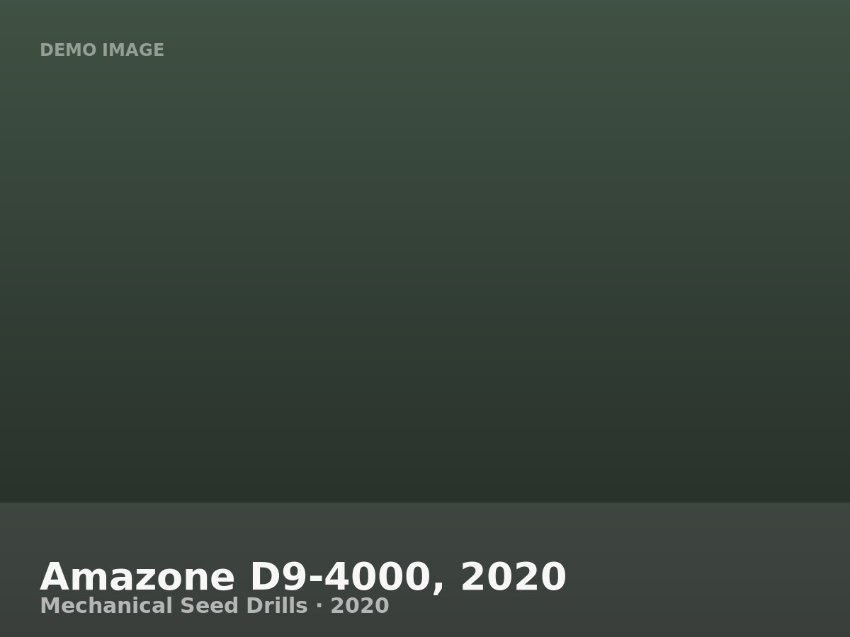 Amazone D9-4000, 2020