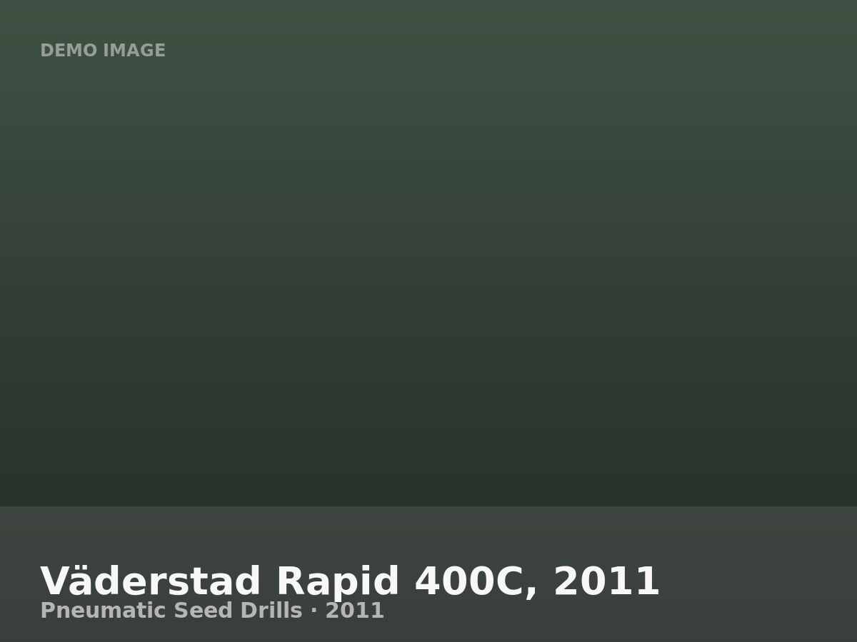 Väderstad Rapid 400C, 2011