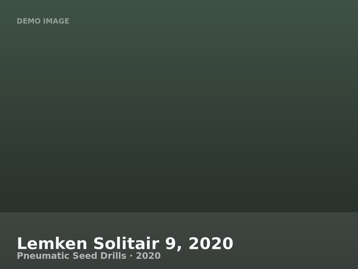 Lemken Solitair 9, 2020