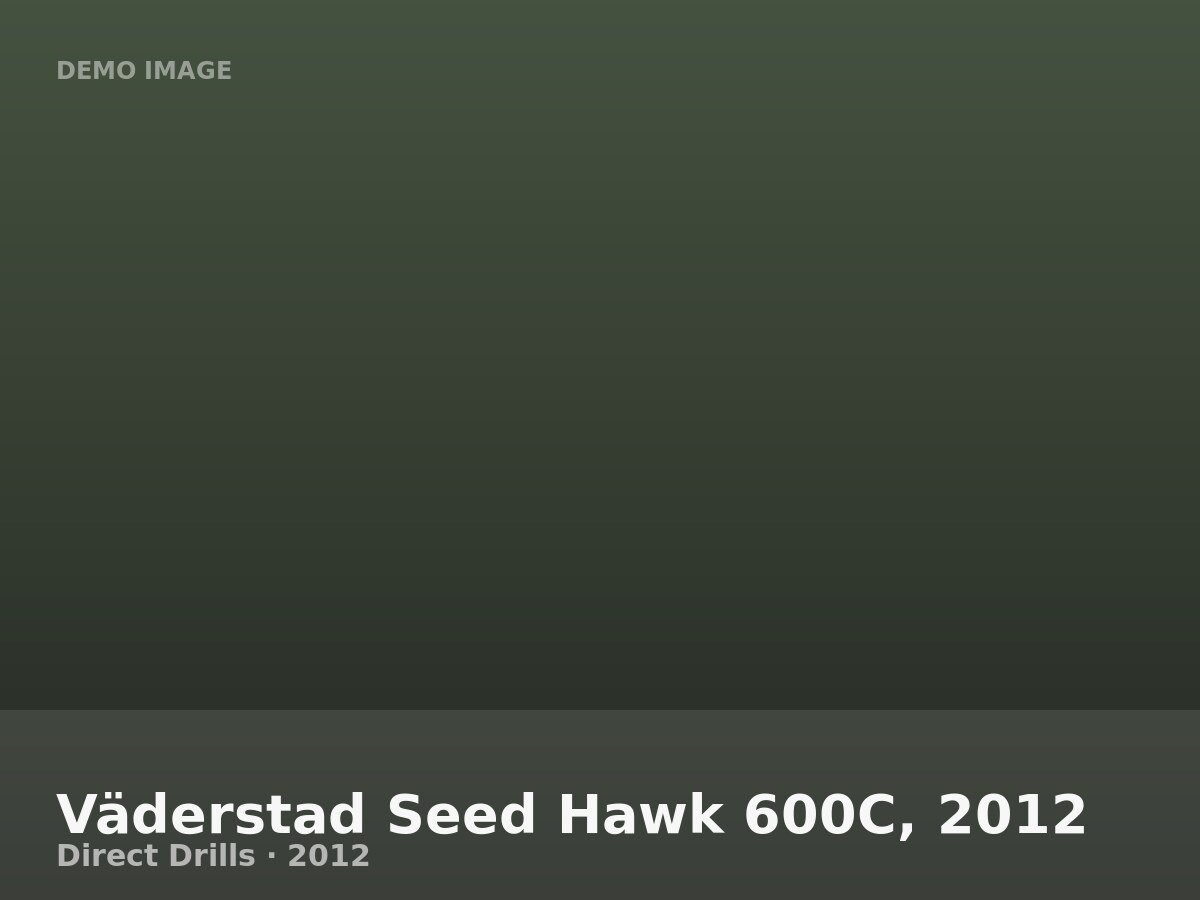 Väderstad Seed Hawk 600C, 2012