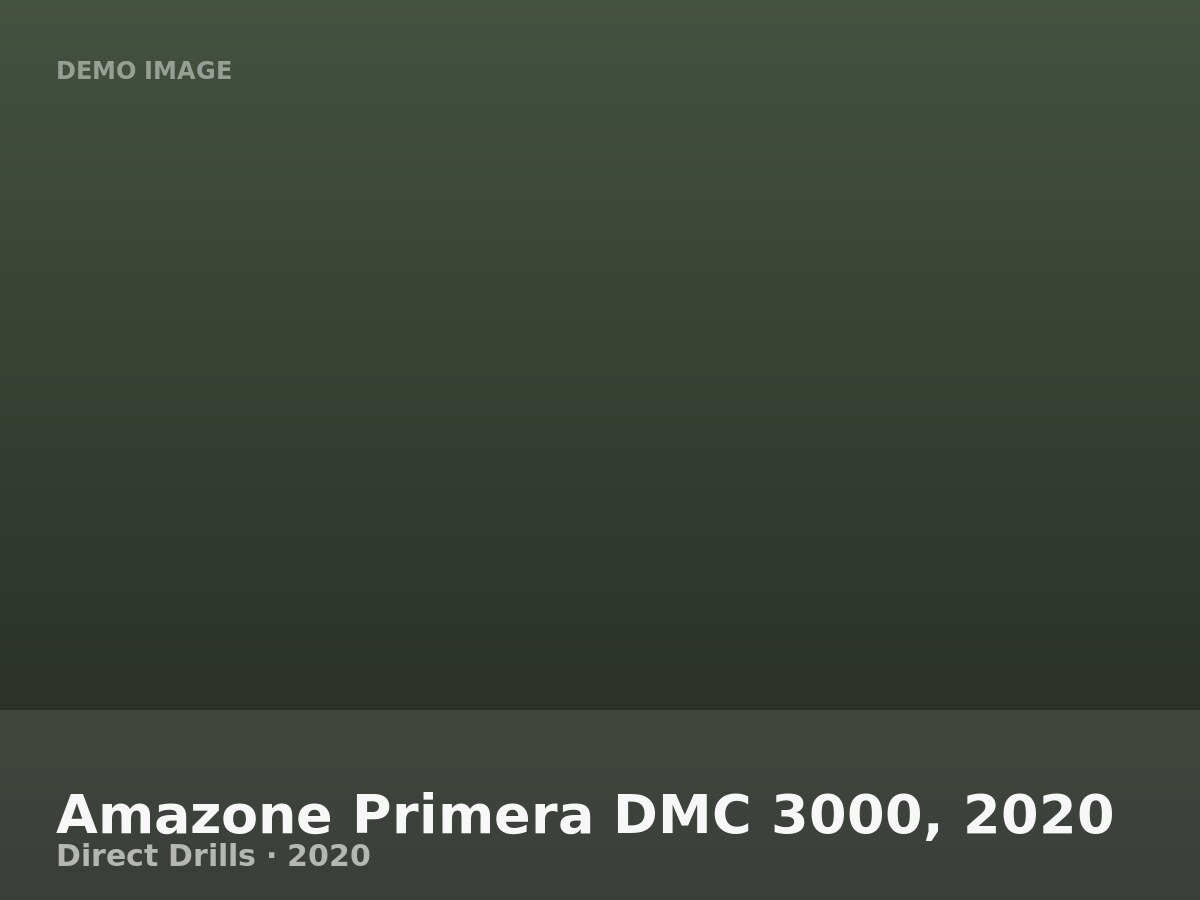 Amazone Primera DMC 3000, 2020