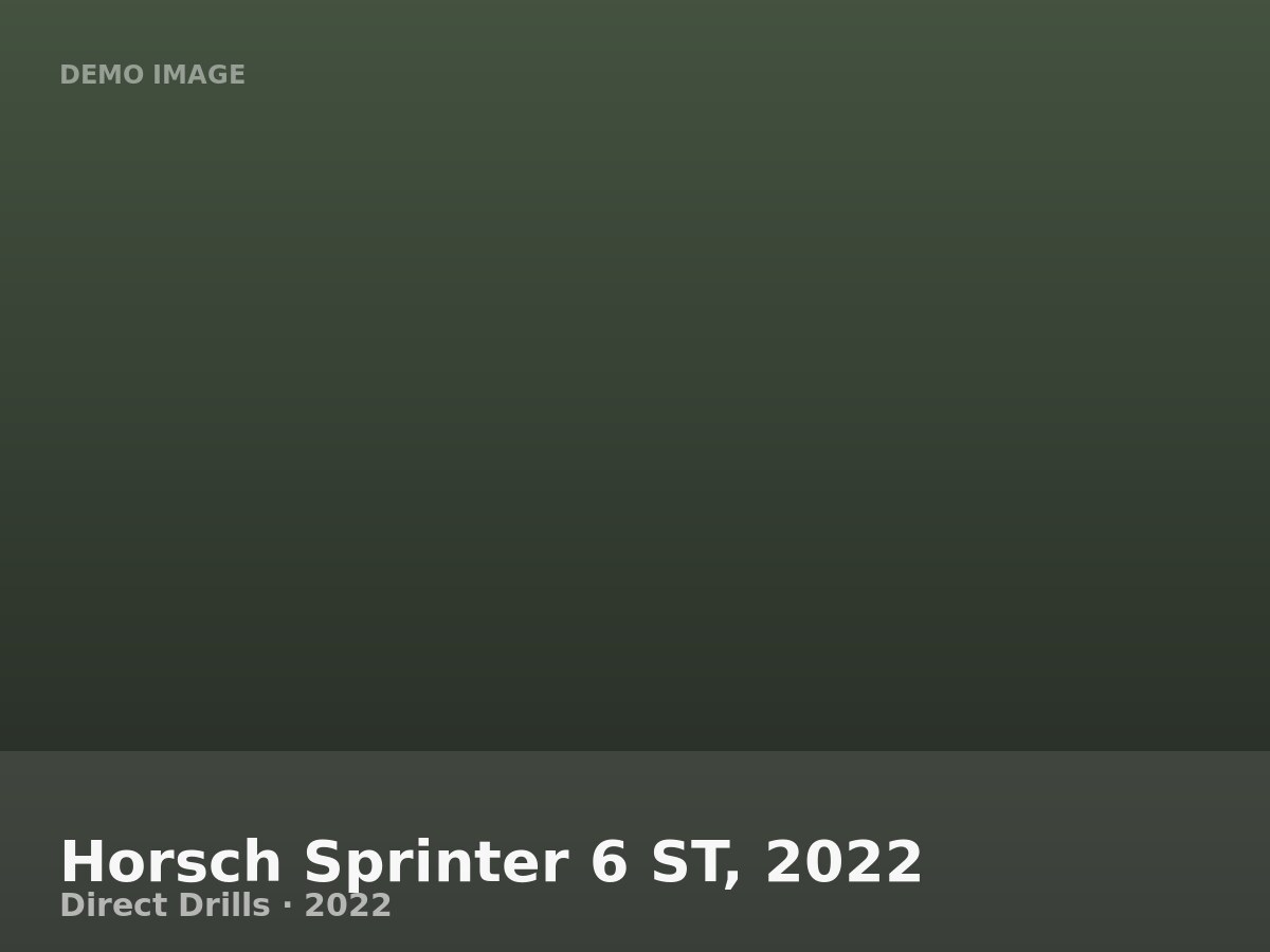 Horsch Sprinter 6 ST, 2022