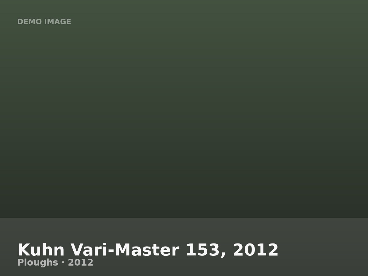 Kuhn Vari-Master 153, 2012
