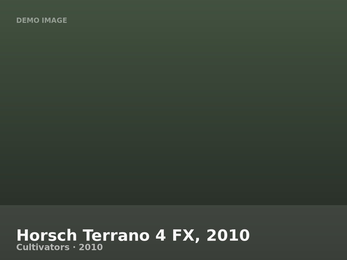 Horsch Terrano 4 FX, 2010