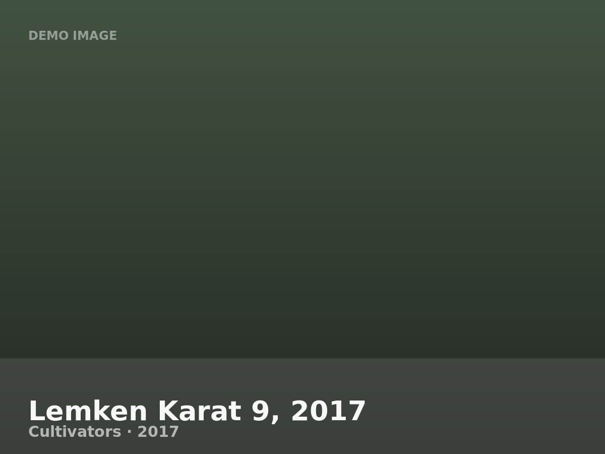 Lemken Karat 9, 2017