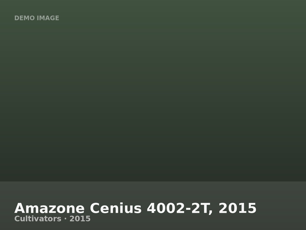 Amazone Cenius 4002-2T, 2015