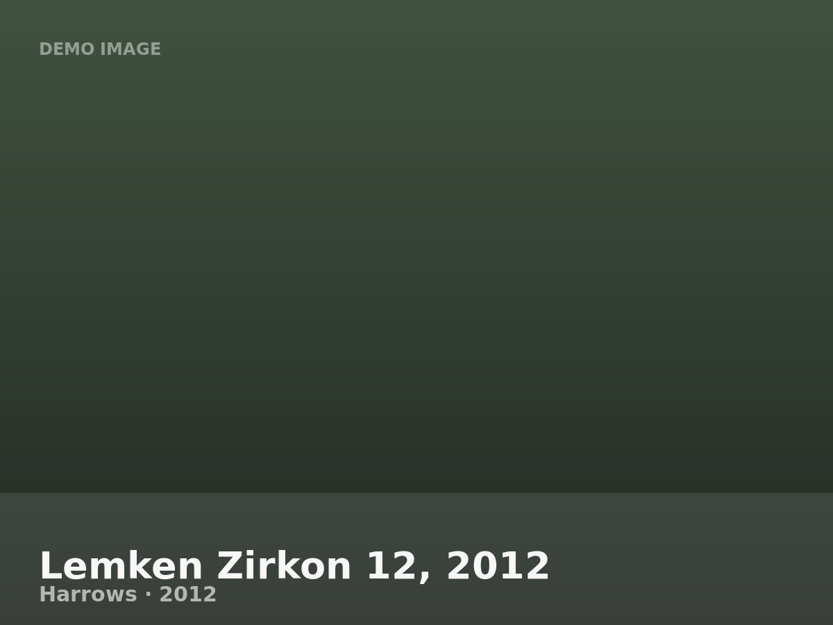 Lemken Zirkon 12, 2012