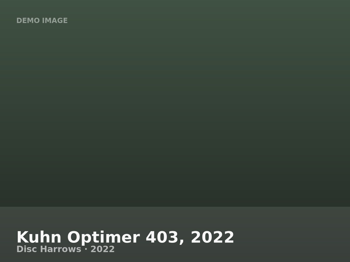 Kuhn Optimer 403, 2022
