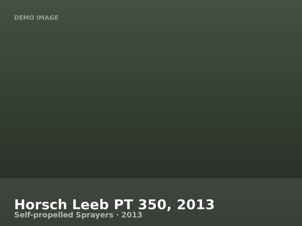 Horsch Leeb PT 350, 2013