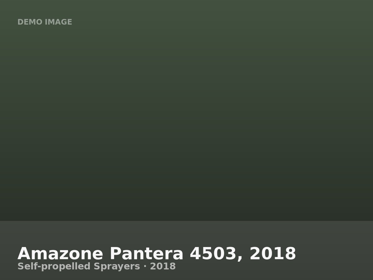 Amazone Pantera 4503, 2018