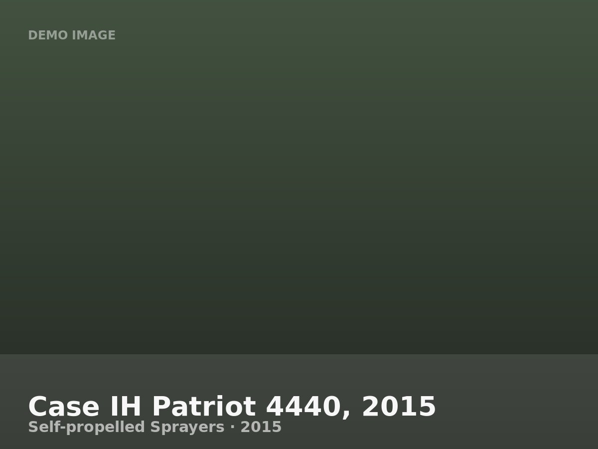 Case IH Patriot 4440, 2015