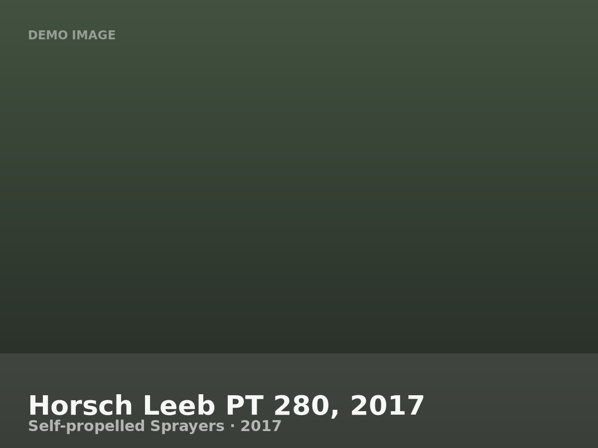 Horsch Leeb PT 280, 2017