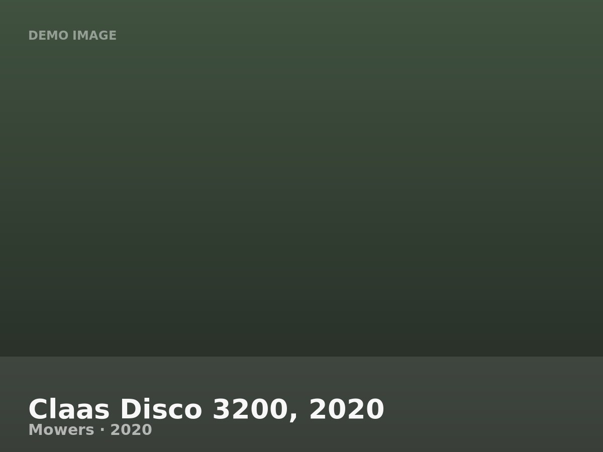 Claas Disco 3200, 2020