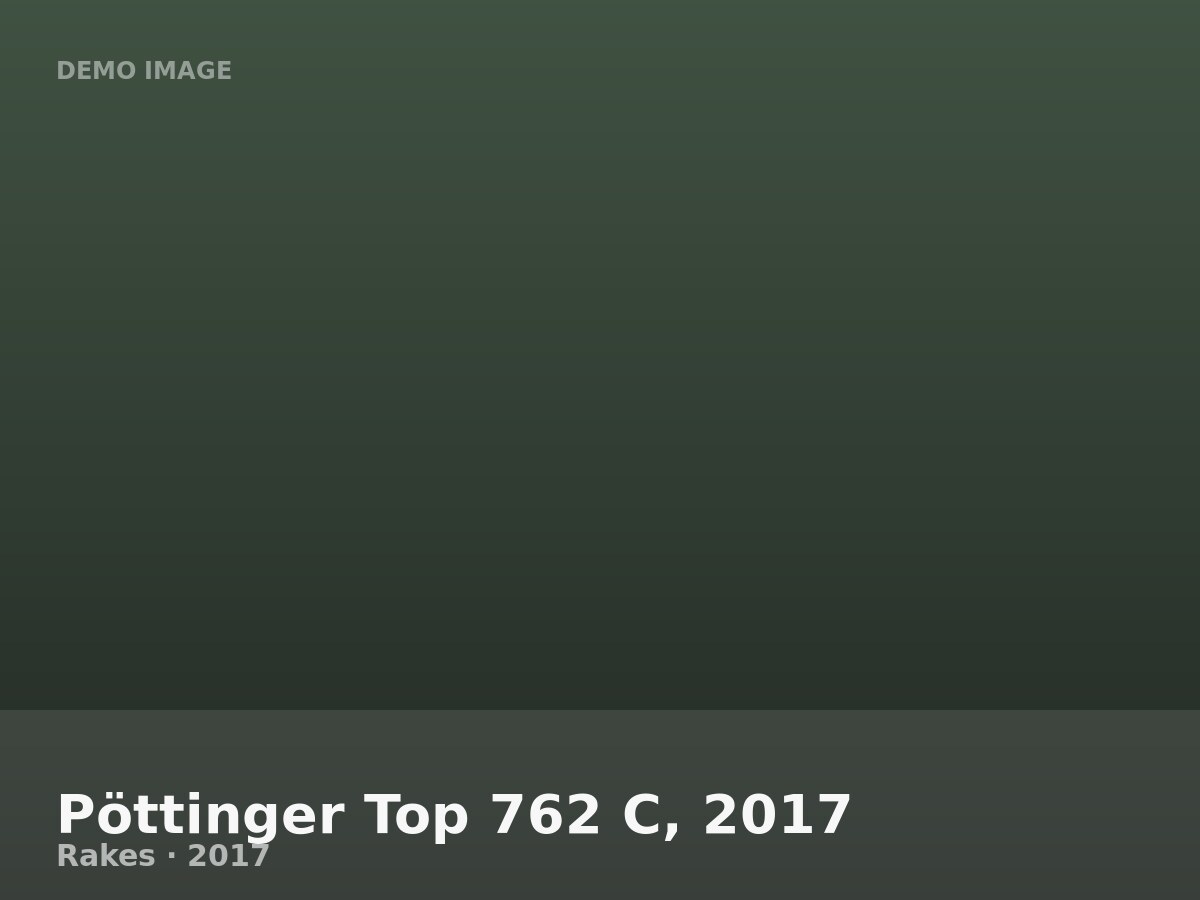 Pöttinger Top 762 C, 2017