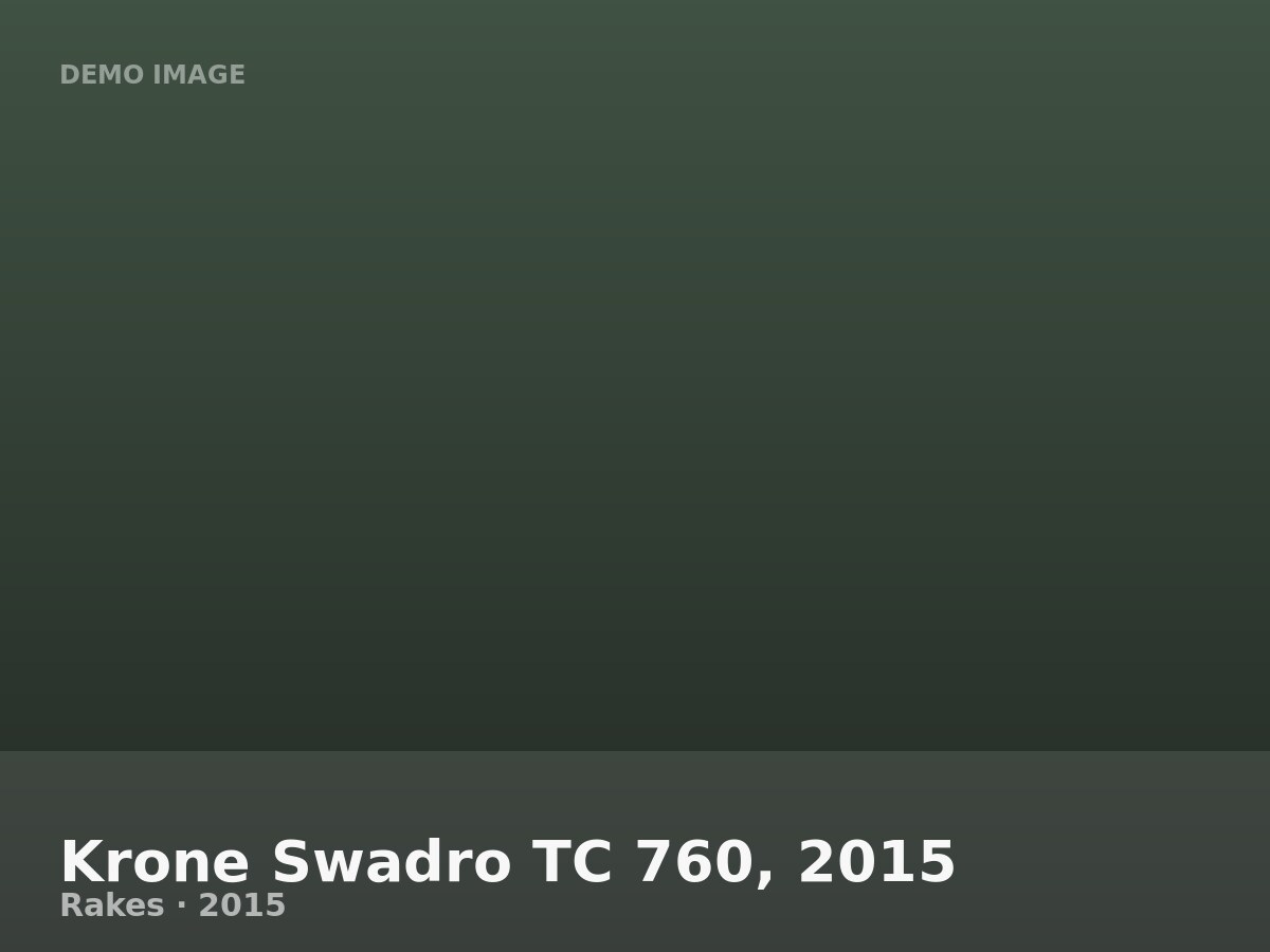Krone Swadro TC 760, 2015