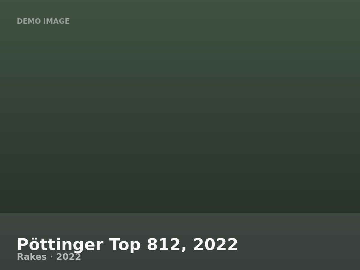 Pöttinger Top 812, 2022
