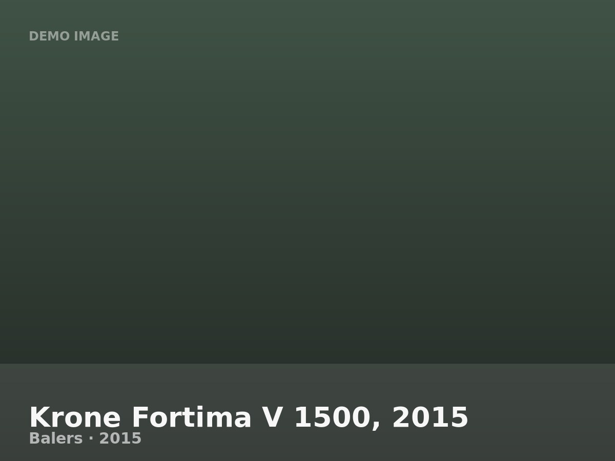 Krone Fortima V 1500, 2015